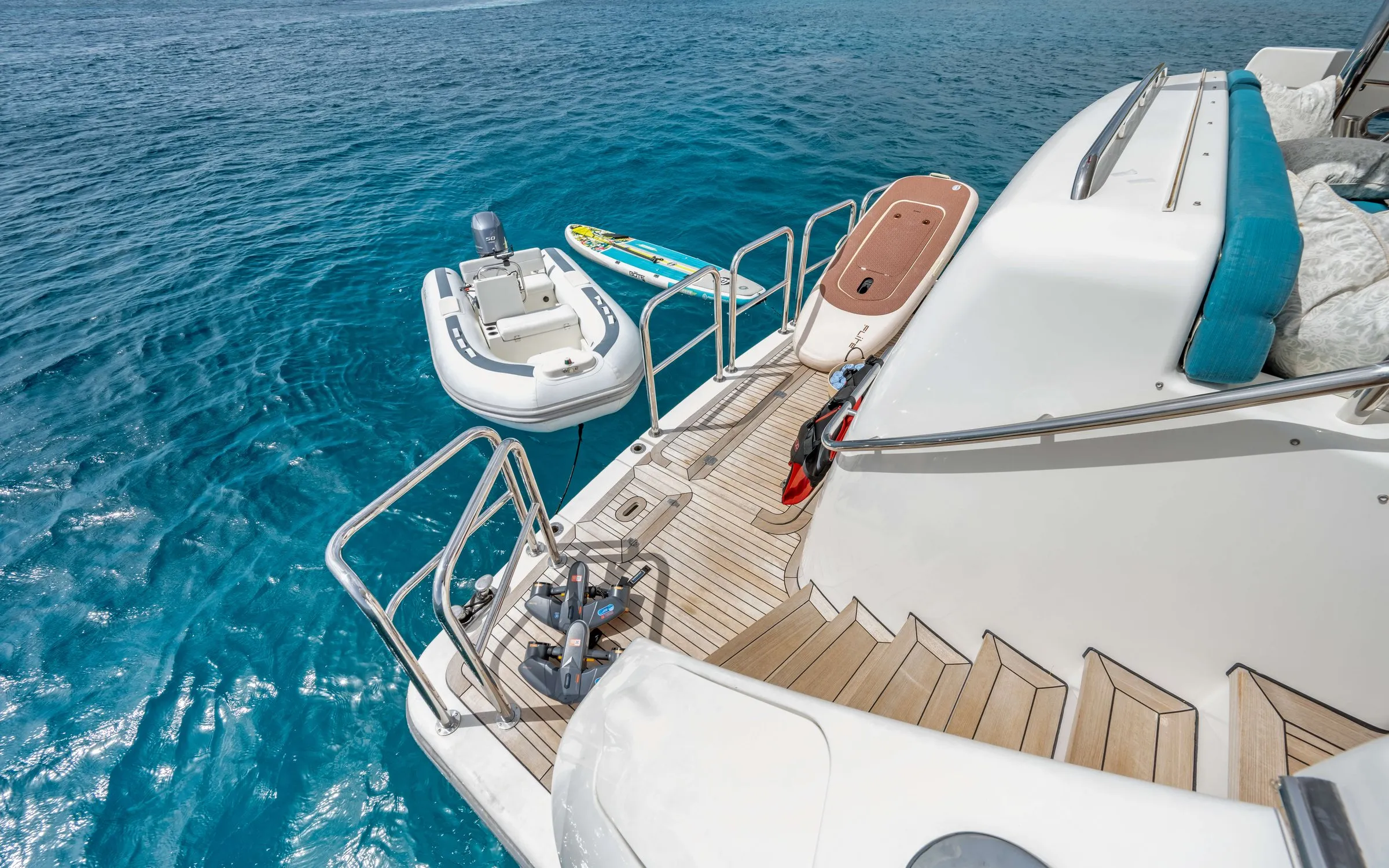 Swim platform from above